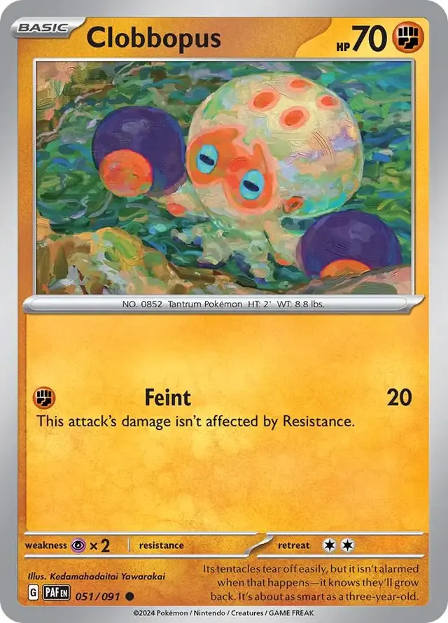 Clobbopus - Pokemon Paldean Fates #51