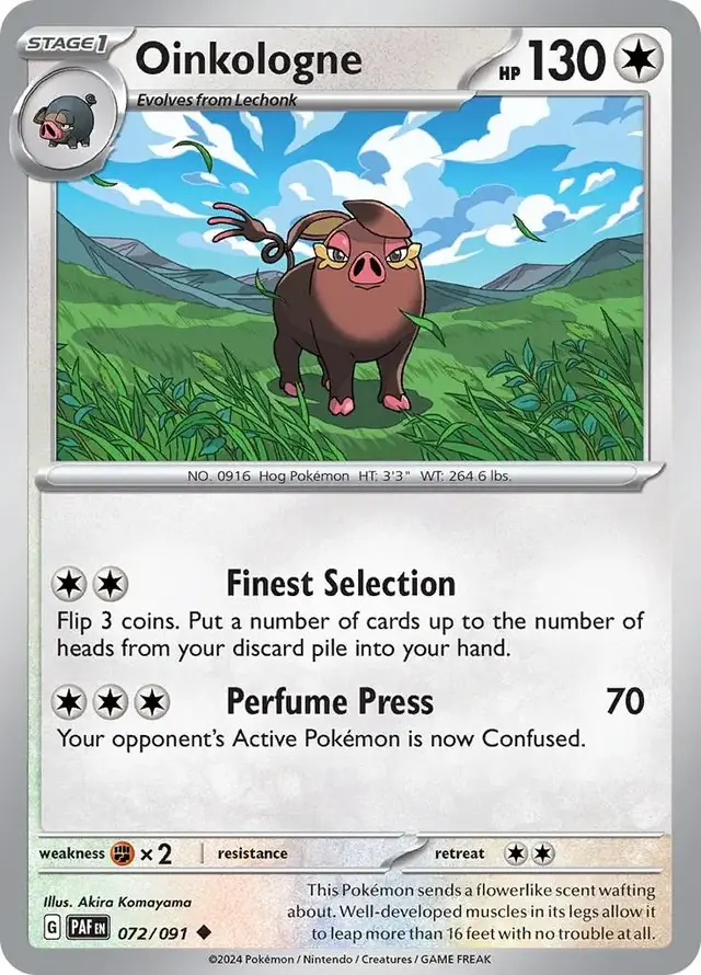 Oinkologne - Pokemon Paldean Fates #72