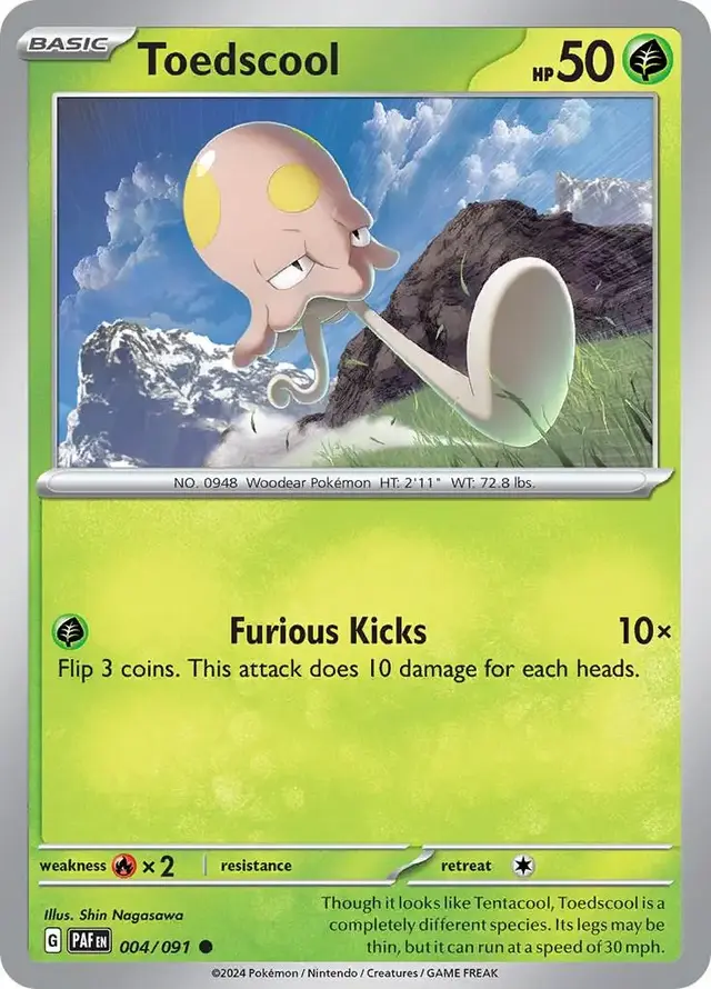 Toedscool - Pokemon Paldean Fates #4