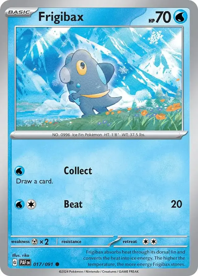 Frigibax - Pokemon Paldean Fates #17