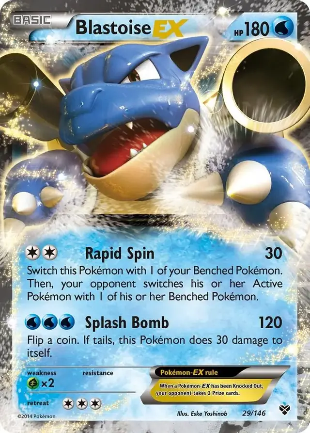 Blastoise EX - Pokemon XY #29