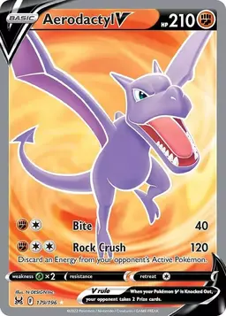 Aerodactyl V 179 - Pokemon Lost Origin