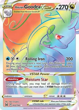 Hisuian Goodra VSTAR 202 - Pokemon Lost Origin
