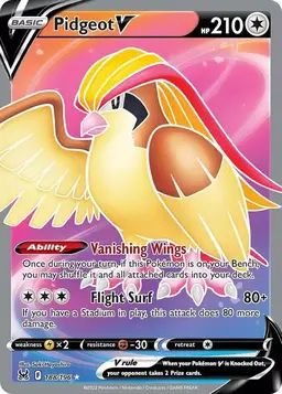 Pidgeot V 188 - Pokemon Lost Origin