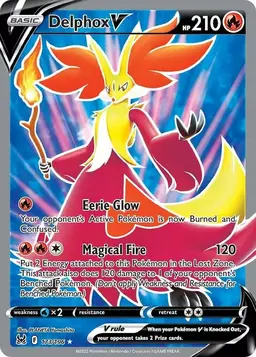 Delphox V 173 - Pokemon Lost Origin
