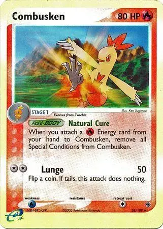 Combusken [Reverse Holo] - Pokemon Ruby & Sapphire #28