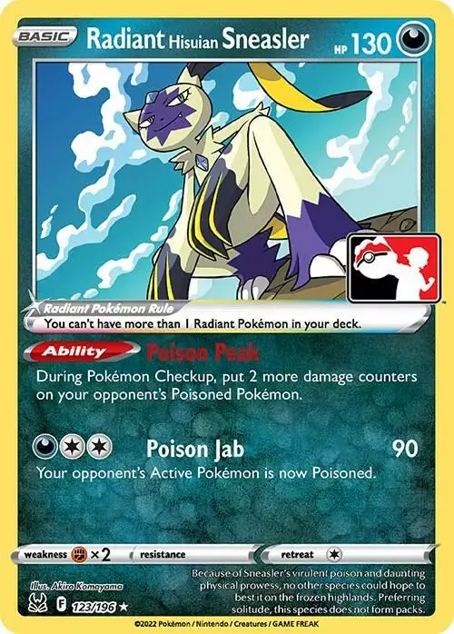 Radiant Hisuian Sneasler [Prize Pack]