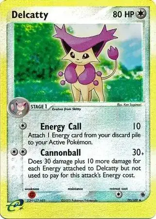 Delcatty [Reverse Holo] - Pokemon Ruby & Sapphire #29
