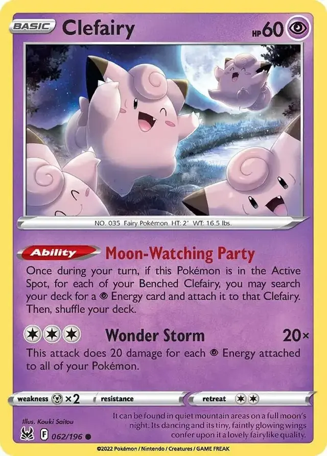 Clefairy - Pokemon Lost Origin #62