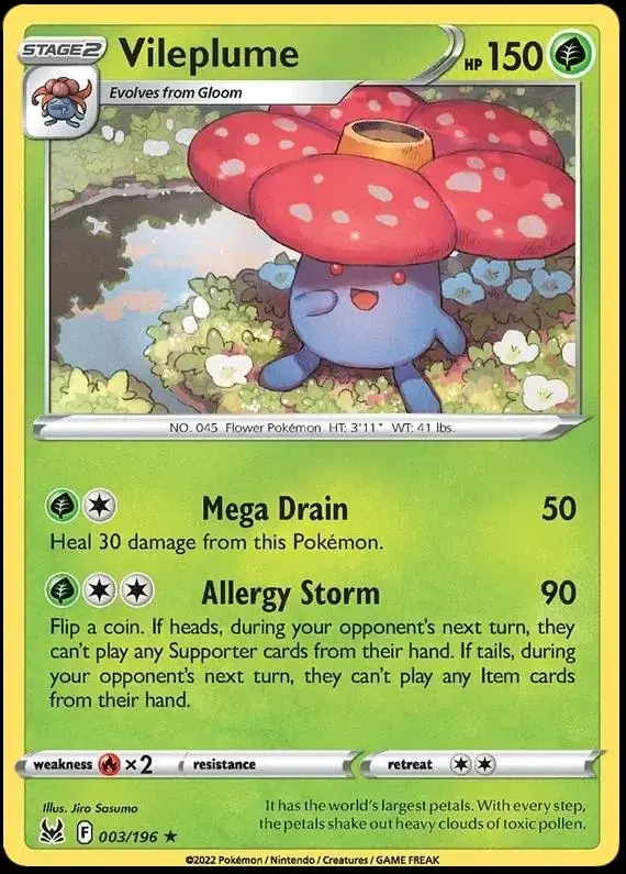 Vileplume [Holo] - Pokemon Lost Origin #3