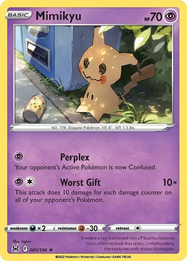 Mimikyu - Pokemon Lost Origin #80