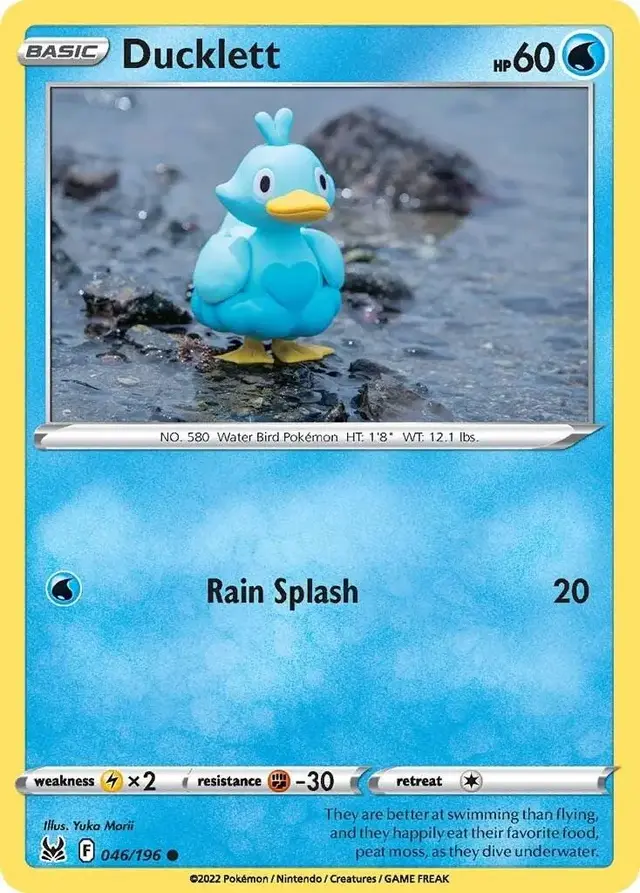 Ducklett - Pokemon Lost Origin #46