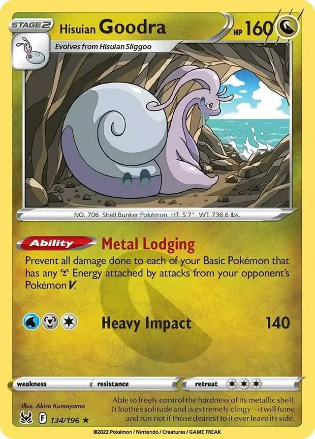 Hisuian Goodra [Reverse Holo]