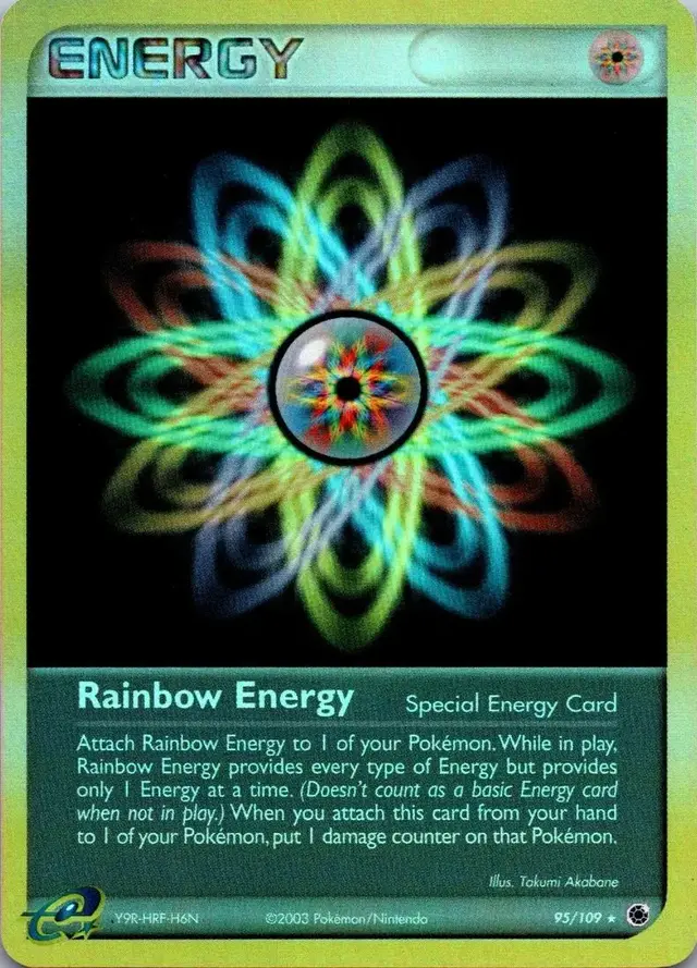 Rainbow Energy [Reverse Holo] - Pokemon Ruby & Sapphire #95