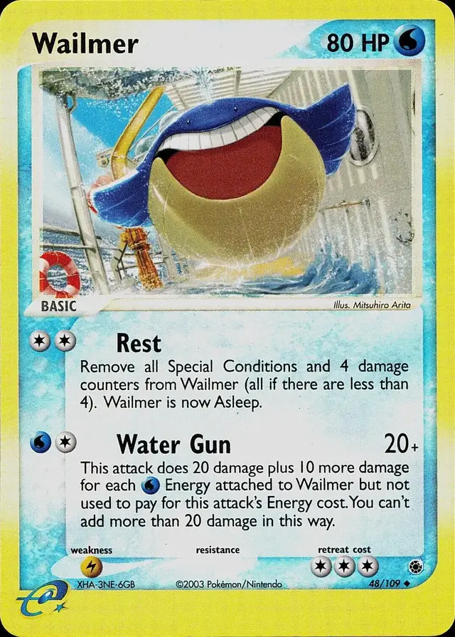 Wailmer [Reverse Holo] - Pokemon Ruby & Sapphire #48