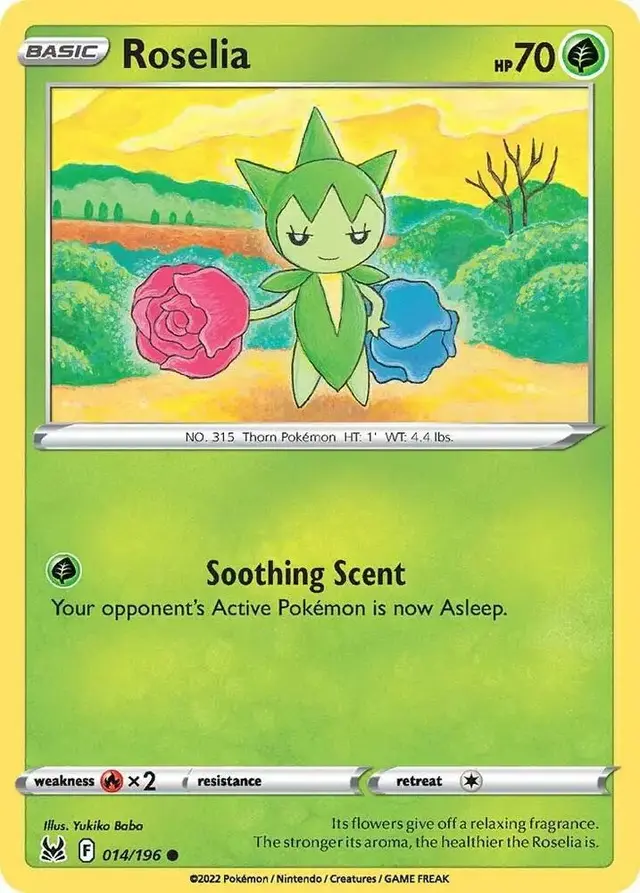Roselia - Pokemon Lost Origin #14