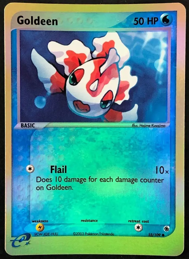 Goldeen [Reverse Holo] - Pokemon Ruby & Sapphire #55