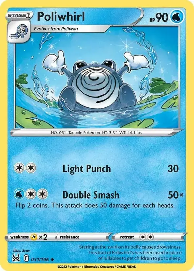 Poliwhirl [Reverse Holo] - Pokemon Lost Origin #31