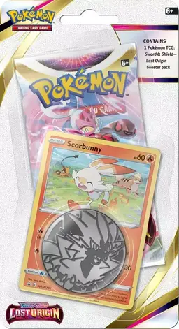 Scorbunny Checklane Blister - Pokemon Lost Origin