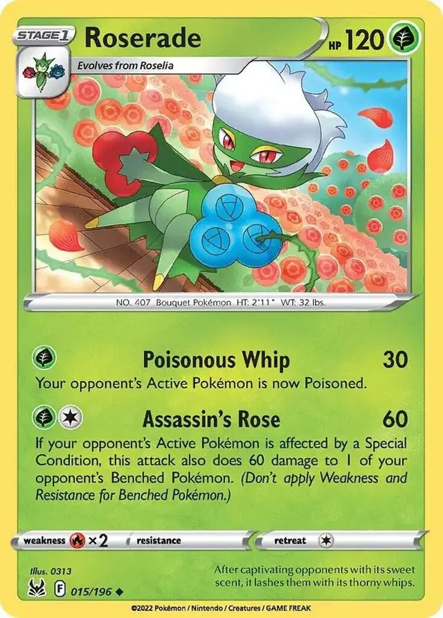 Roserade - Pokemon Lost Origin #15