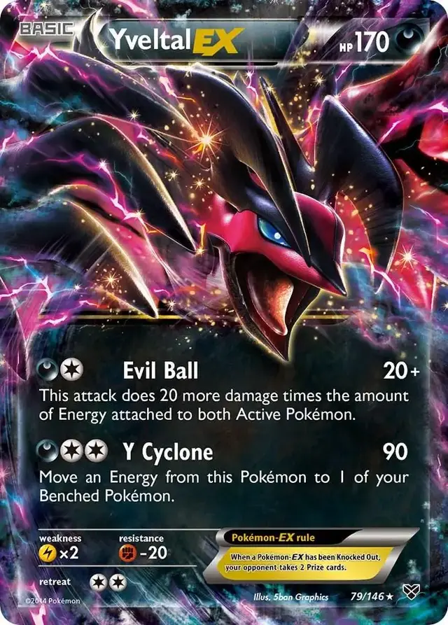 Yveltal EX - Pokemon XY #79