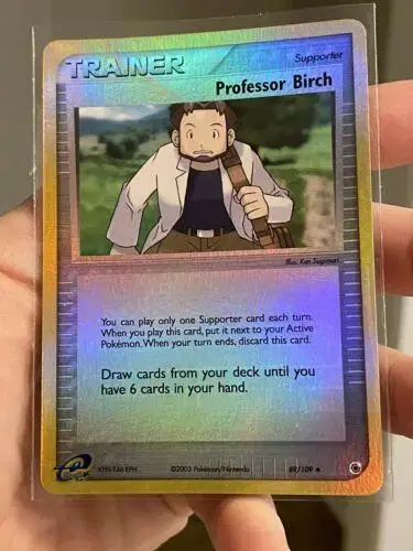 Professor Birch [Reverse Holo] - Pokemon Ruby & Sapphire #89