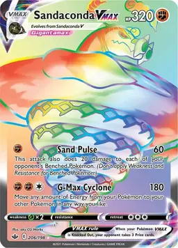 Sandaconda VMAX 206 - Pokemon Chilling Reign