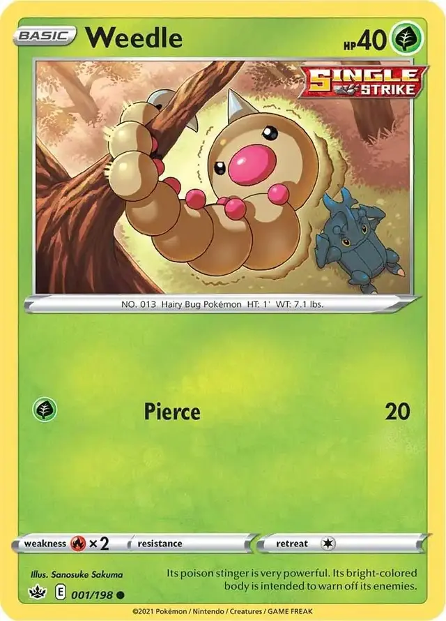 Weedle - Pokemon Chilling Reign #1