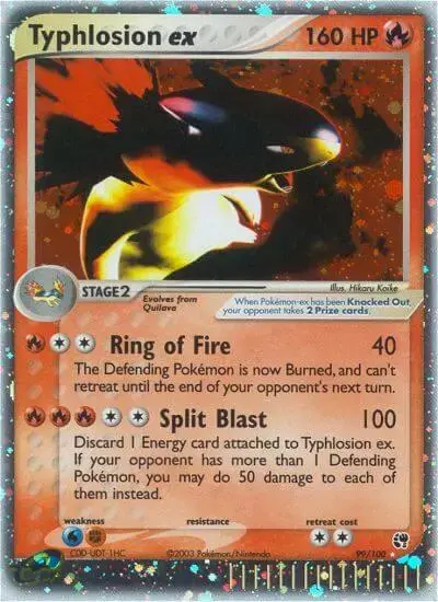 Typhlosion EX - Pokemon Sandstorm #99