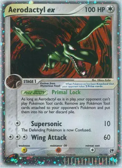 Aerodactyl EX - Pokemon Sandstorm #94