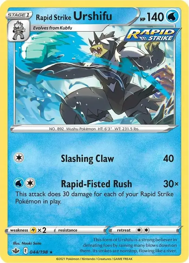 Rapid Strike Urshifu - Pokemon Chilling Reign #44