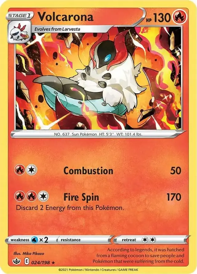 Volcarona - Pokemon Chilling Reign #24