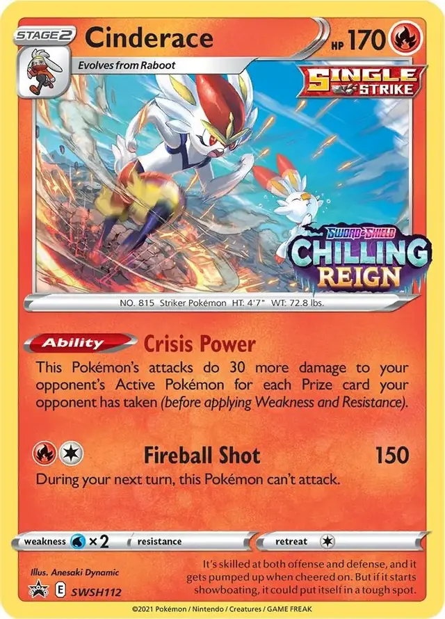 Cinderace - Pokemon Sword & Shield Promos #SWSH112