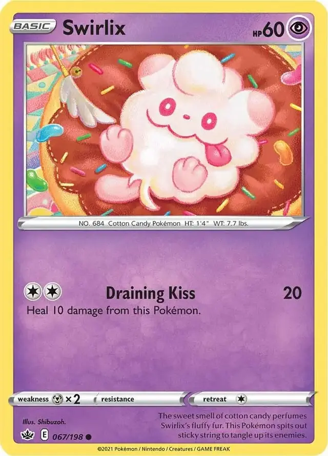 Swirlix - Pokemon Chilling Reign #67