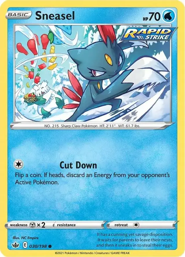 Sneasel - Pokemon Chilling Reign #30