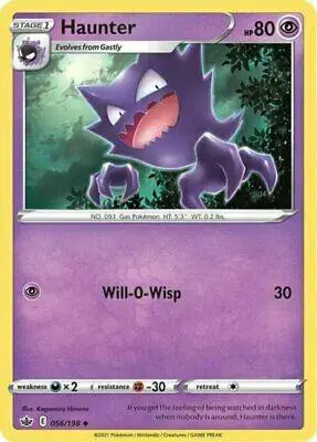 Haunter [Reverse Holo] - Pokemon Chilling Reign #56