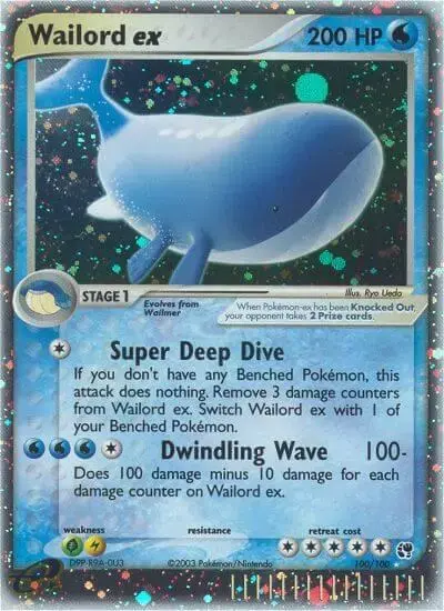 Wailord EX - Pokemon Sandstorm #100