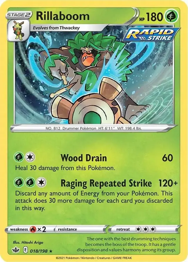 Rillaboom - Pokemon Chilling Reign #18