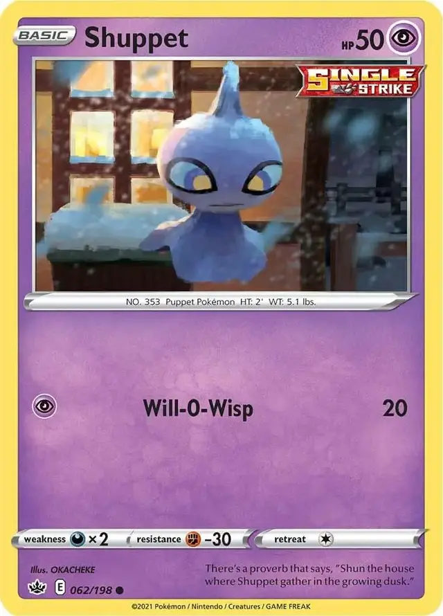 Shuppet - Pokemon Chilling Reign #62