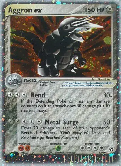 Aggron EX - Pokemon Sandstorm #95