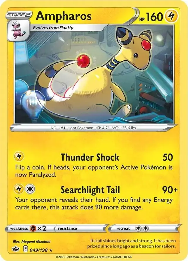 Ampharos - Pokemon Chilling Reign #49