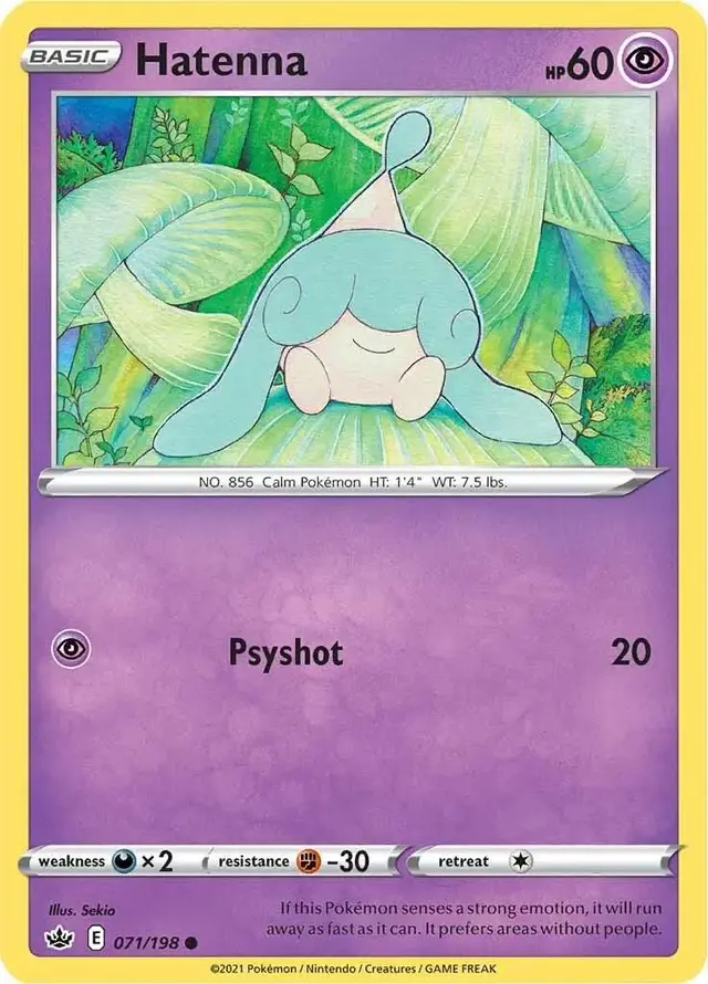 Hatenna - Pokemon Chilling Reign #71