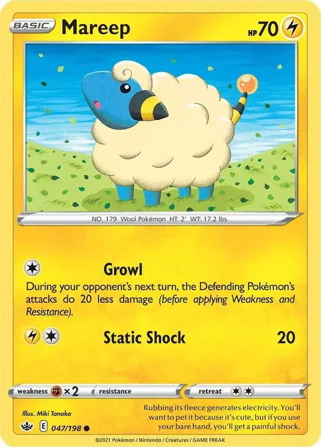 Mareep - Pokemon Chilling Reign #47