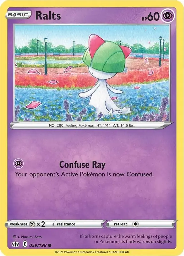 Ralts - Pokemon Chilling Reign #59