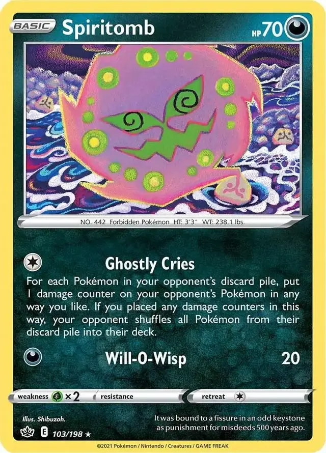 Spiritomb - Pokemon Chilling Reign #103