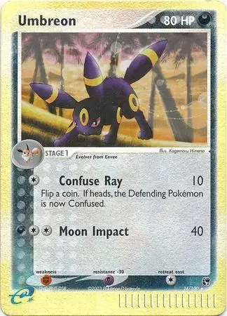 Umbreon [Reverse Holo] - Pokemon Sandstorm #24
