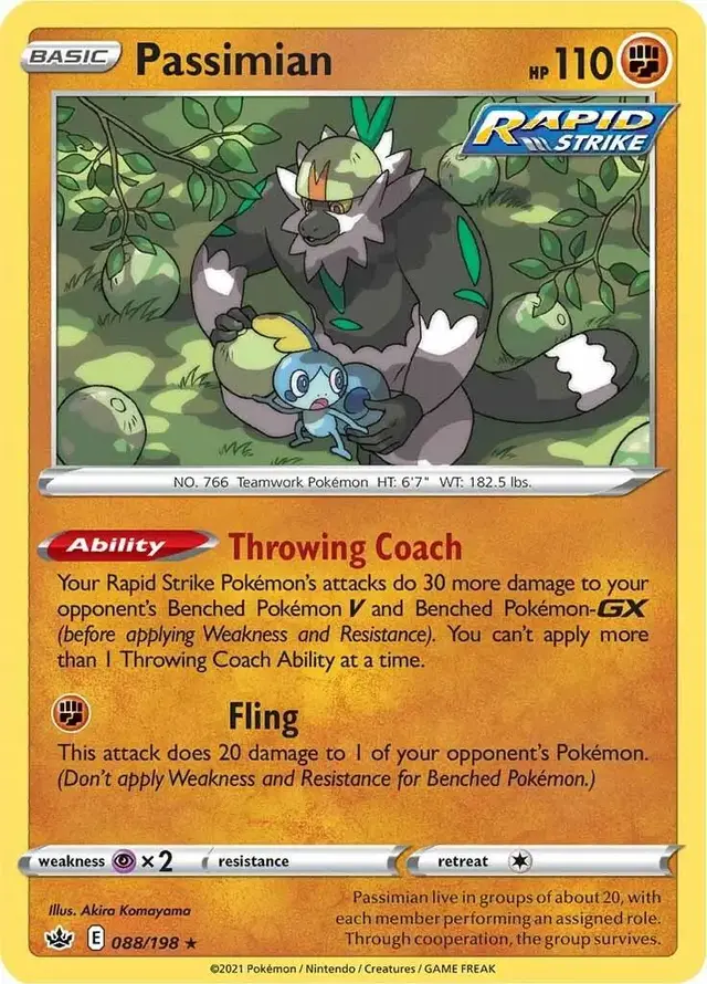 Passimian - Pokemon Chilling Reign #88