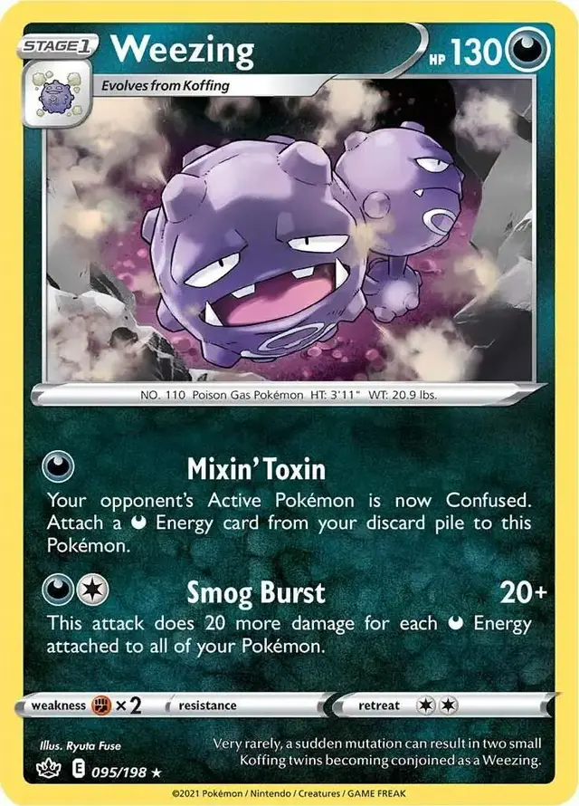Weezing - Pokemon Chilling Reign #95