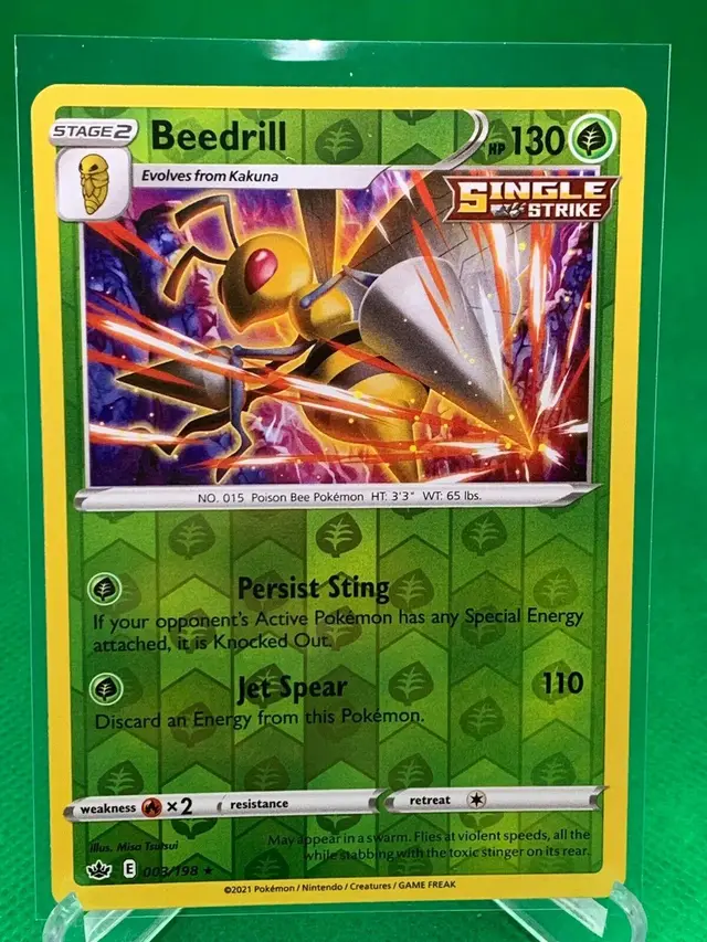 Beedrill [Reverse Holo] - Pokemon Chilling Reign #3