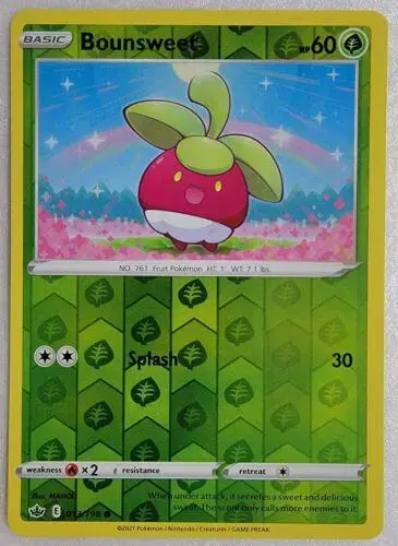 Bounsweet [Reverse Holo] - Pokemon Chilling Reign #13
